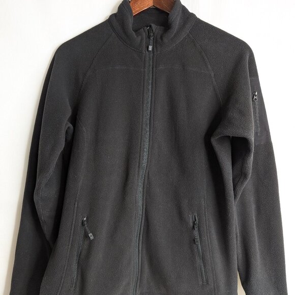 Eddie Bauer Women's Black First Ascent Fleece Full Zip w/ Pockets, Size Large - Picture 1 of 10